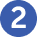 A blue circle enclosing a white number 2