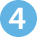 A blue circle enclosing a white number 4
