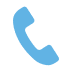 Icon of a telephone for contacting Optune Lua support.