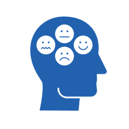 Icon representing emotional quality of life domain.