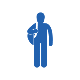 Icon representing role quality of life domain.