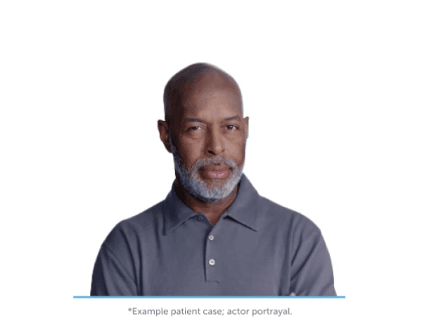 Portrait of David, a smiling healthcare professional, promoting Optune Lua medical technology