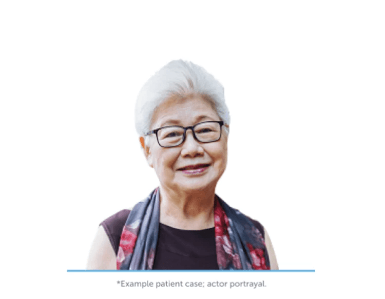 Healthcare professional Laura explaining cancer treatment options in medical banner